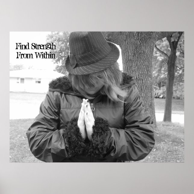 Stärke von innen finden poster (Vorne)