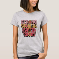 Starke weibliche Ehefrau Mama Retro Bluthochdruck