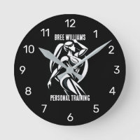 Starke weibliche Fitness Personal Training Minimal