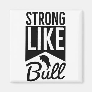 Starke wie Bull - Workout Routine Magnet