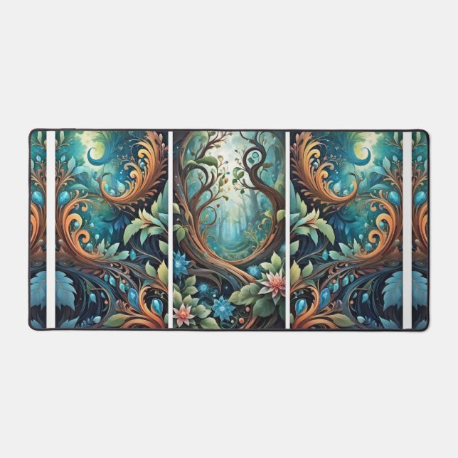 Starke Wurzeln Schreibtischunterlage (Vorderseite)