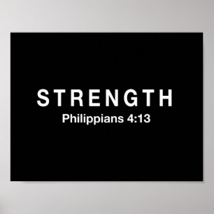 Stärkephilippians-4:13 Poster