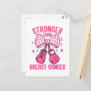 Stärker als Brustkrebs Postkarte