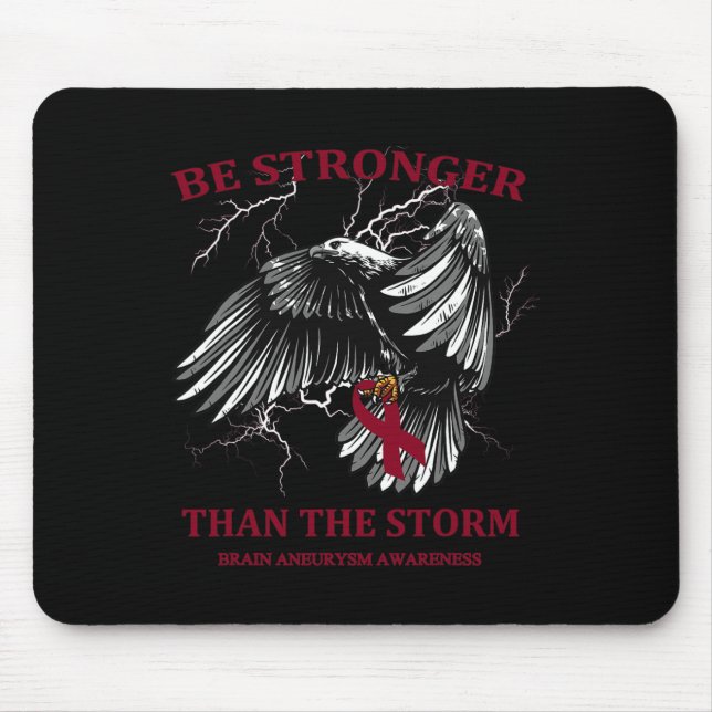 Stärker als das Aneurysma des Sturmgehirns Mousepad (Vorne)