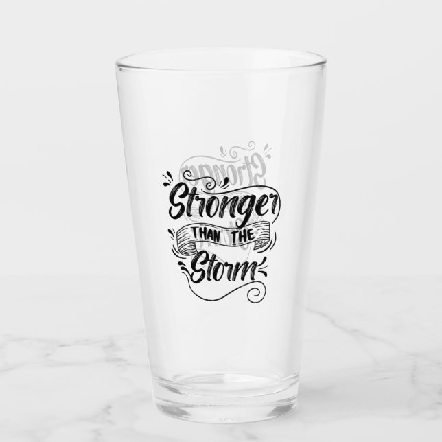 Starker als der Sturm Glas (Vorderseite)