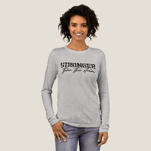 Stärker als der Sturm, Glaube Design für hell Tri-Blend Shirt