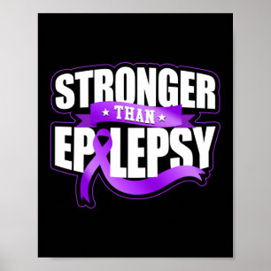 Stärker als Epilepsie-Sensibilisierungsband Poster