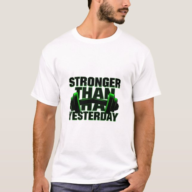 Stärker als gestern Neon T-Shirt (Vorderseite)