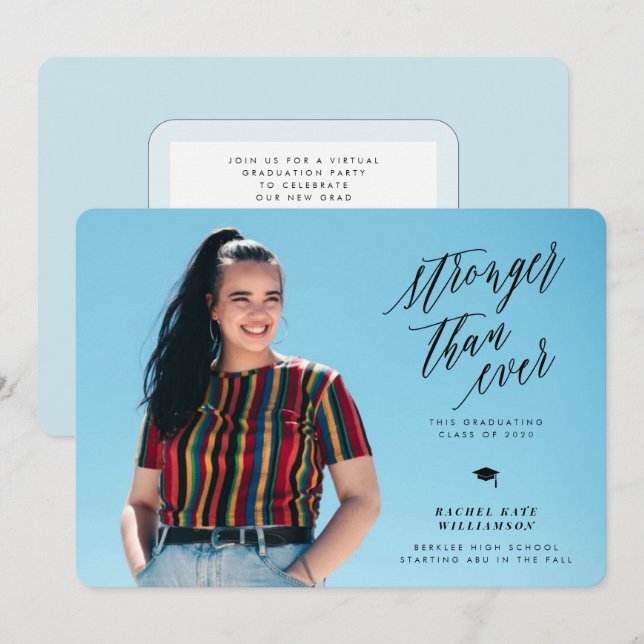 Stärker als je zuvor Ankündigung des Abschlusses (Vorne/Hinten)