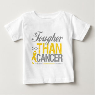 Stärker als Krebs - Kindheits-Krebs Baby T-shirt