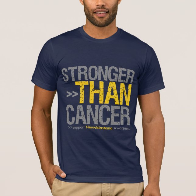 Stärker als Krebs - Neuroblastoma T-Shirt (Vorderseite)