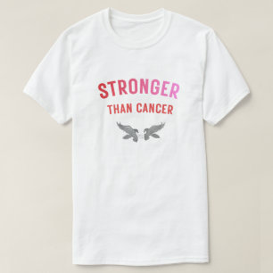 Stärker-als-Krebs-Shirt – Kühner Awareness-Warrior T-Shirt