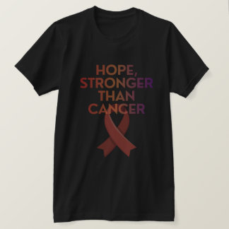 Stärker als Krebs T-Shirt – Premium Druck Detail
