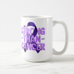 Stärker-als-Krebs-Tasse Krebsbewusstsein Kaffee Kaffeetasse
