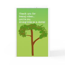 Starker Baum der Nüchternheit