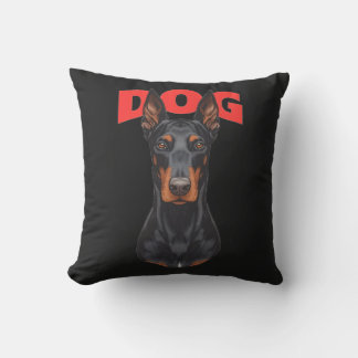 Starker Dobermann-Hund-Kissen – Stark und Elegant  Kissen