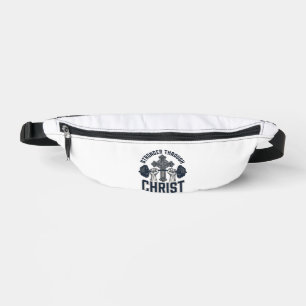 Stärker durch Christus Christliches Fitnessstudio Bauchtasche
