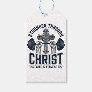 Stärker durch Christus Christliches Fitnessstudio Geschenkanhänger