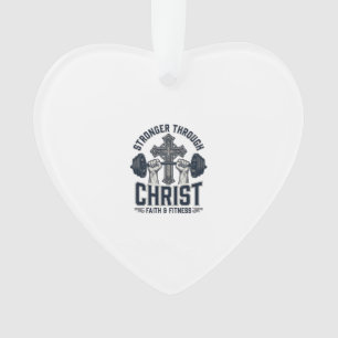 Stärker durch Christus Christliches Fitnessstudio  Ornament