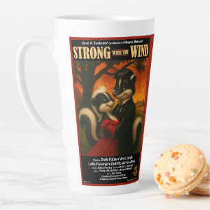 Starker Film mit Wind-Parodie Milchtasse
