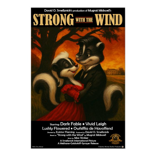 Starker Film mit Wind-Parodie Poster (Vorderseite)