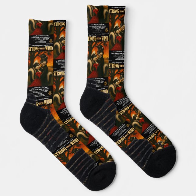 Starker Film mit Wind-Parodie Socken (Rechts)