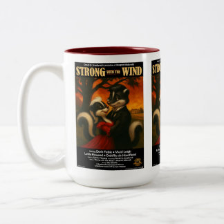 Starker Film mit Wind-Parodie Zweifarbige Tasse