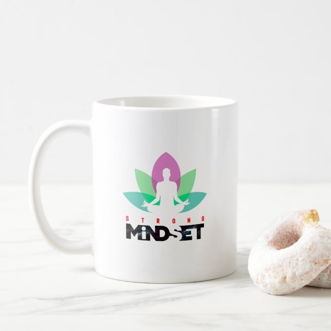 Starker Geist | Klassischer Becher #11 Kaffeetasse (Mit Donut)