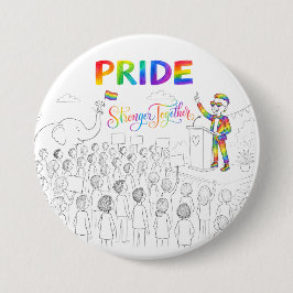 Stärker gemeinsam PRIDE Button