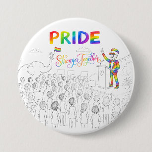 Stärker gemeinsam PRIDE Button