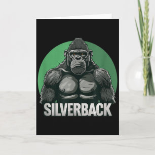 Starker Gorilla Silberrücken Für Affenliebhaber  Karte