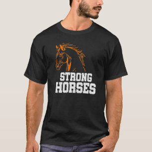 Starker Grafik Pferdeliebhaber Reitsport Reiter Pf T-Shirt