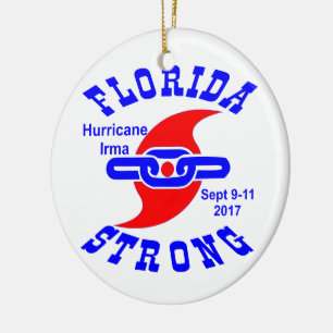 Starker Hurrikan Irma Floridas Keramik Ornament