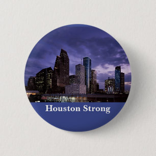 Starker im Stadtzentrum gelegener Skyline-Knopf Button