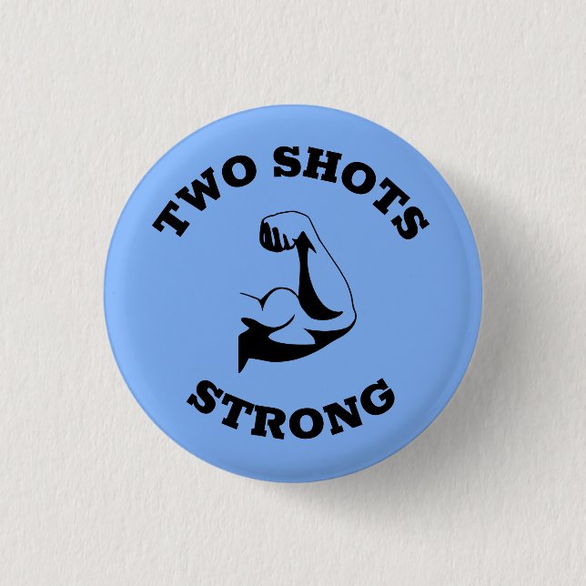 Starker Impfknopf Button (Vorderseite)