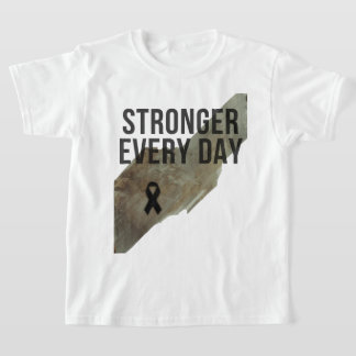 Stärker Jeden Tag Kinder-Shirt – Inspirierende Str T-Shirt