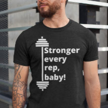 Stärker jedes Rep Baby Funny Inspiration Zitat
