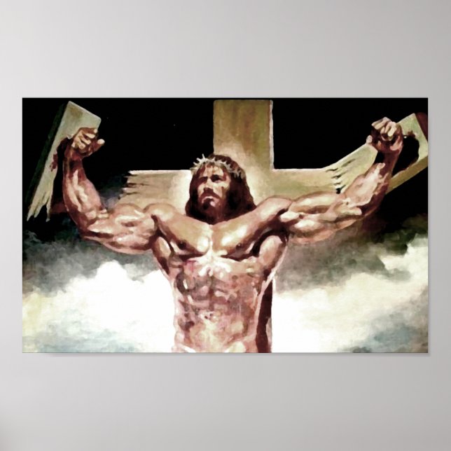 Starker Jesus Poster (Vorne)