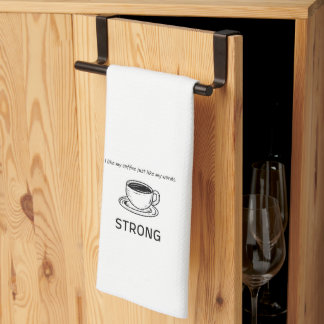 Starker Kaffee  Geschirrtuch