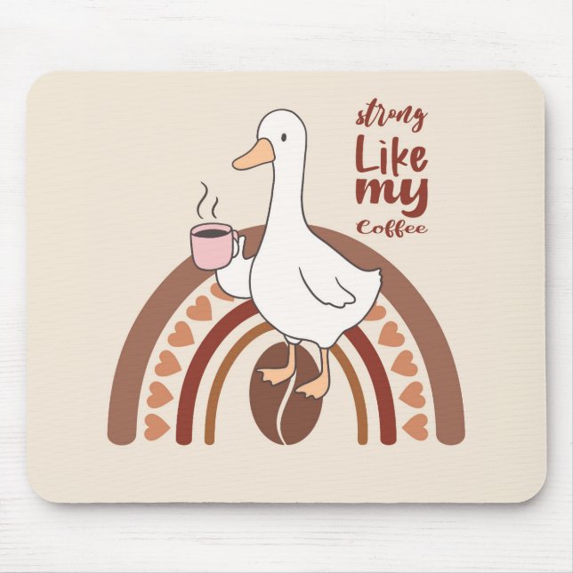 Starker Kaffee Mousepad (Vorne)