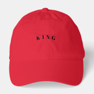 Starker KING-Text Comfortable Rote Mütze