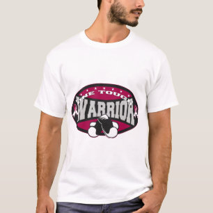 Starker Krieger des Kehlkopfkrebs-einer T-Shirt