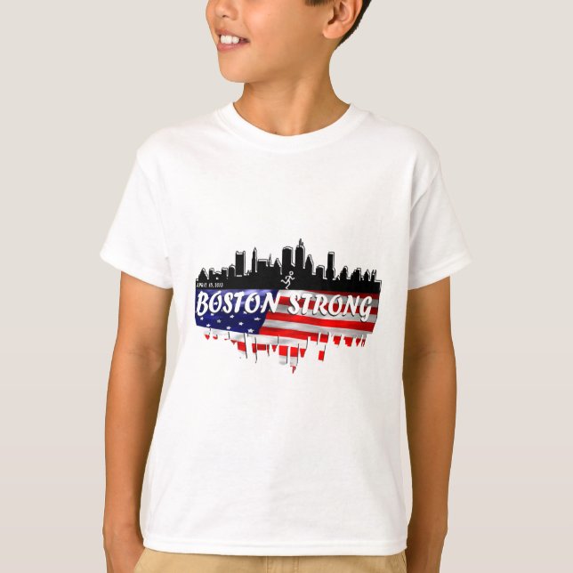 Starker Lauf Bostons T-Shirt (Vorderseite)