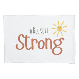 starker #name Krebs bei Kindern Pillowcase Kissenbezug