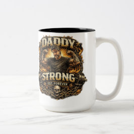 Starker Papa Vintage Gym Vater Kaffeetasse Lustige