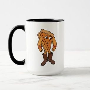 Starker Pie mit Stiefeln Tasse