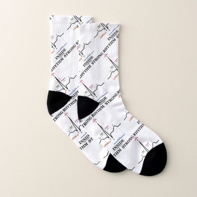 Starker Rhythmus im EKG/EKG-Heartbeat Socken (Paar)