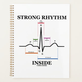 Starker Rhythmus innerhalb des Elektrokardiogramms Planer