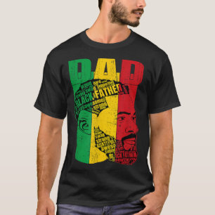 Starker schwarzer Vater T-Shirt
