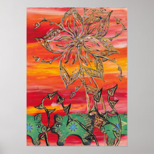 Starker Schweindruck Poster